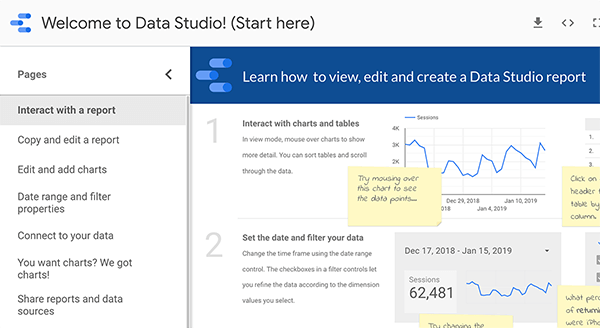 Jak začít v Google Data Studio, tip 1