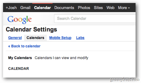 Nastavení Kalendáře Google
