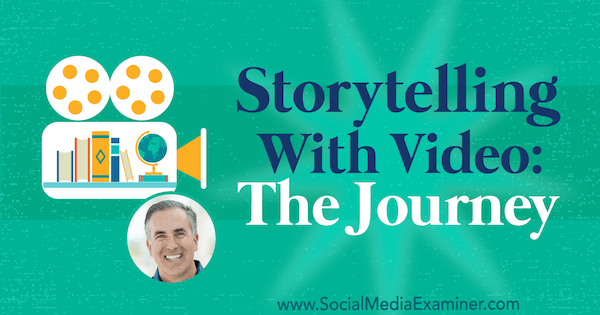 Vyprávění příběhů pomocí videa: Cesta představující postřehy Michaela Stelznera v podcastu Marketing sociálních médií.