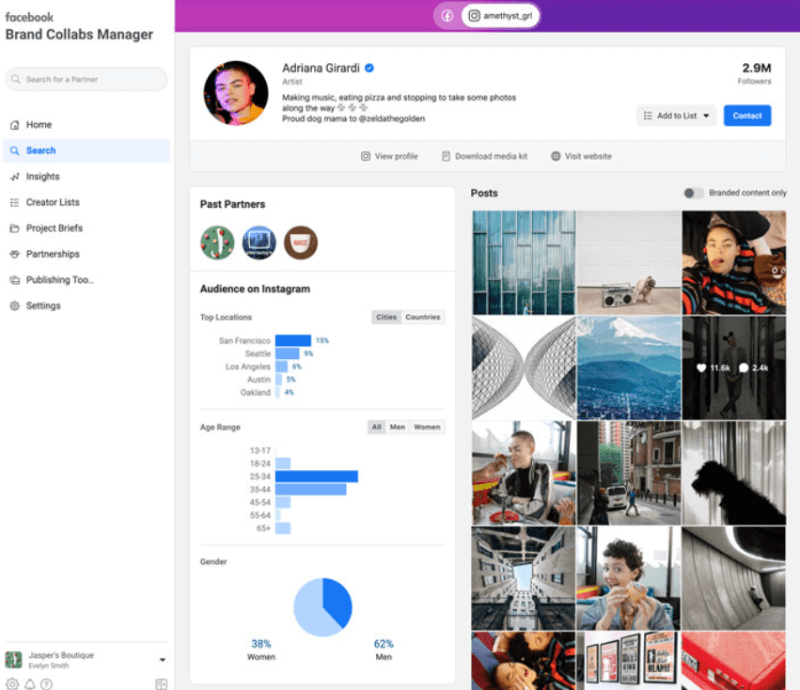 Instagram Brand Collab Manager a Pinterest Trends Tool: Social Media Examiner