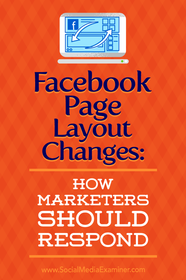 Změny rozvržení stránky na Facebooku: Jak by měli reagovat marketéři: zkoušející sociálních médií