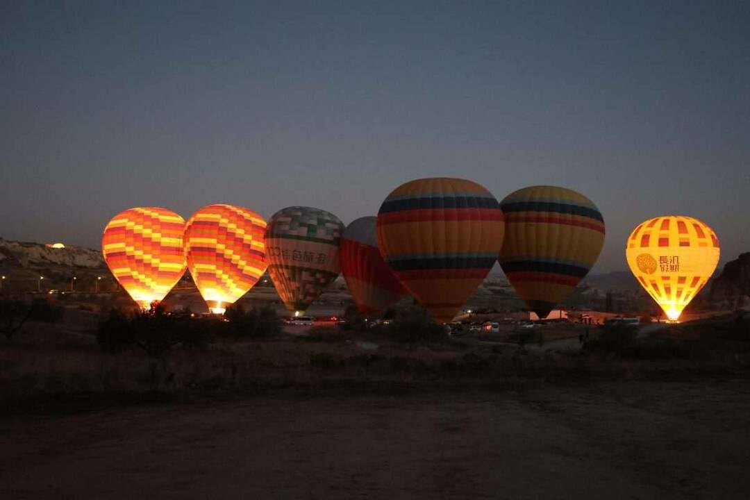 550 tisíc turistů sledovalo Kappadokii z nebe