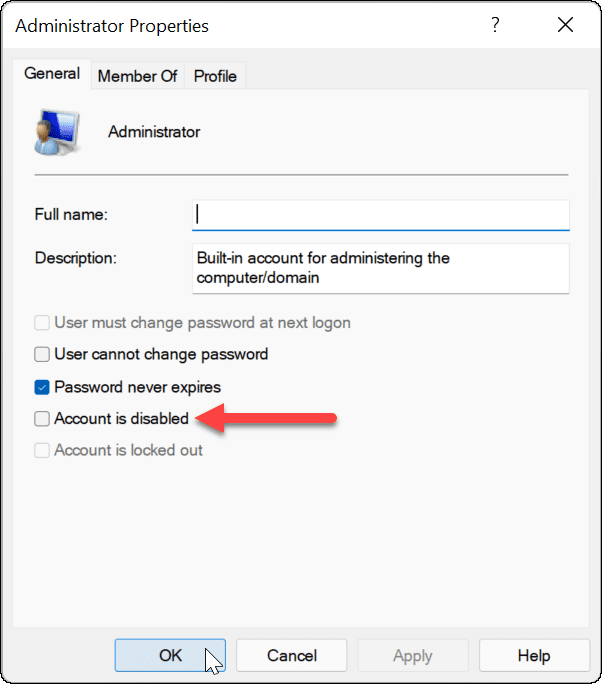 povolit účet správce v systému Windows 11