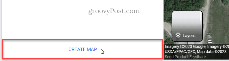 možnost vytvoření mapy google maps