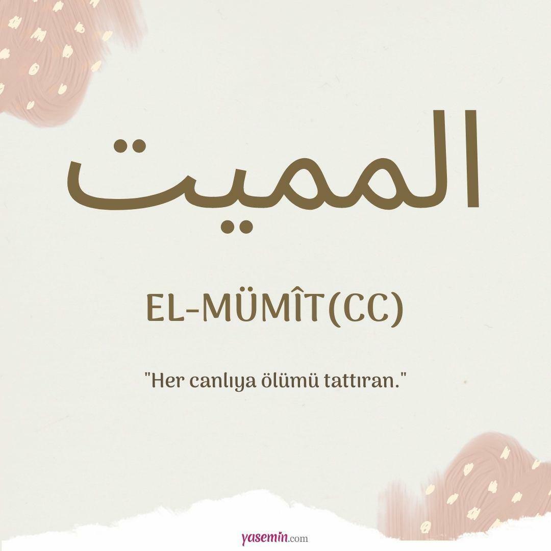 Co znamená Al-Mumit (c.c) z Esma-ul Husny? Jaké jsou přednosti al-Mumita (c.c)?