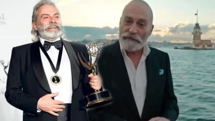 Haluk Bilginer oznámil cenu Emmy před dívčí věží!