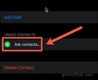 propojit kontakty na iphone