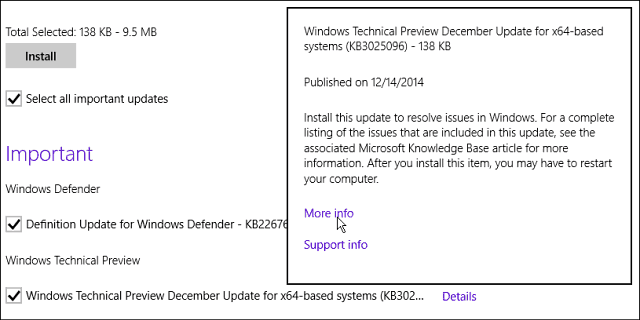 Aktualizace systému Windows KB3025096