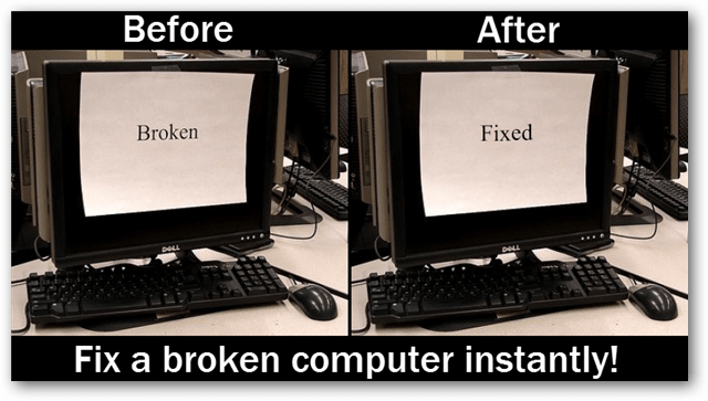 Vyřešte každý počítačový problém pomocí tohoto jednoduchého triku!