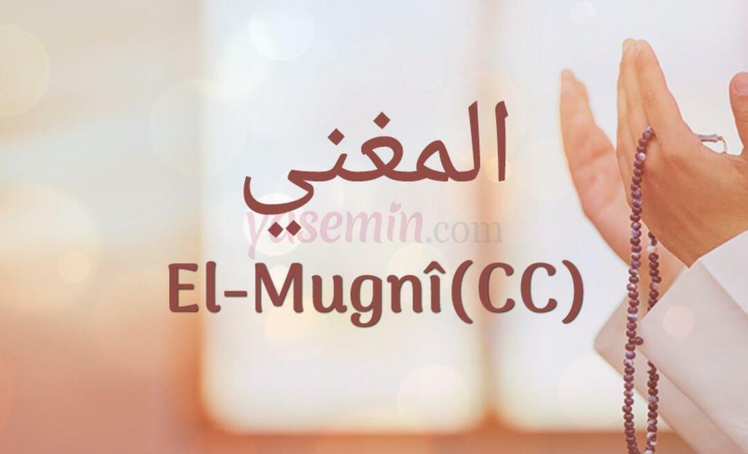 Co znamená Al-Mughni (c.c)? Jaké jsou ctnosti Al-Mughni (c.c)?