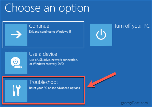 odstraňování problémů se systémem windows 11