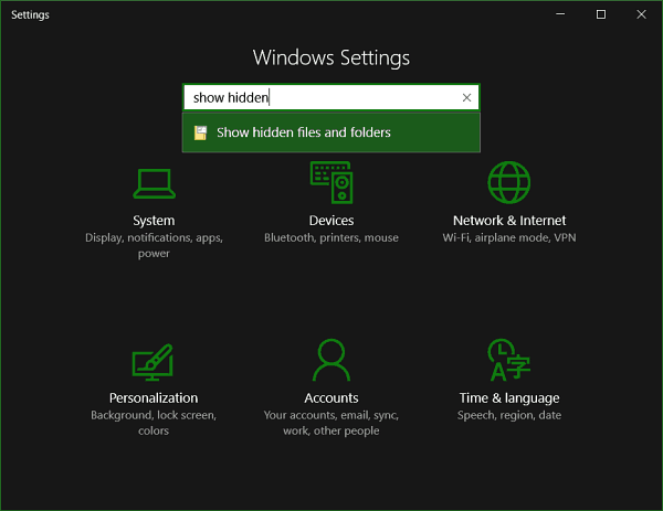 Jak zobrazit skryté soubory a složky v systému Windows 10