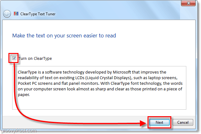 Jak číst text ve Windows 7 jednodušší s ClearType