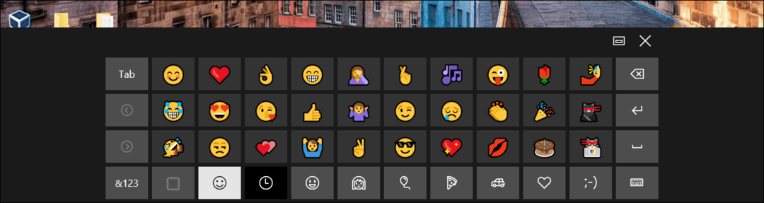 povolit klávesnici emoji Windows 10