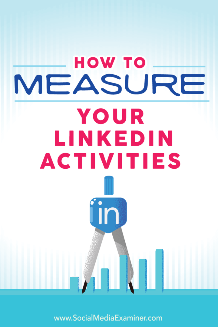 Jak měřit vaše aktivity na LinkedIn: zkoušející sociálních médií