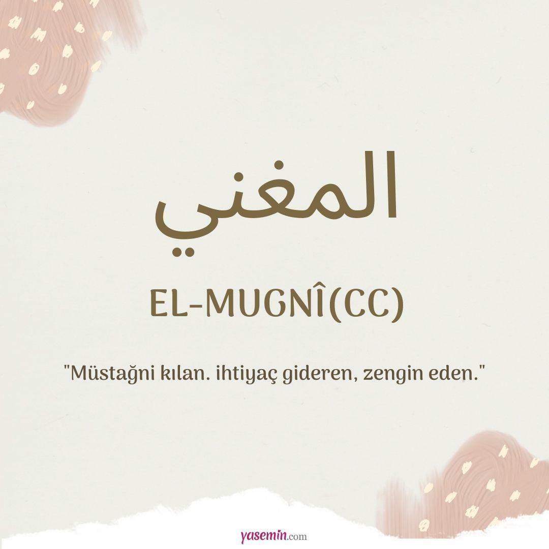 Co znamená Al-Mughni (c.c)?