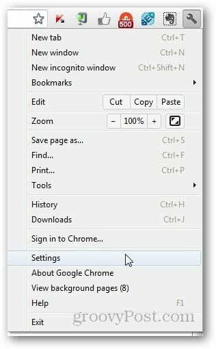 Výchozí webový prohlížeč Chrome 1