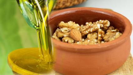 Výhody směsi olivového oleje, ořechů a mandlí