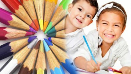 Kdy mohou děti rozlišovat barvy? Jak se barvy učí? Předškolní barevná aktivita