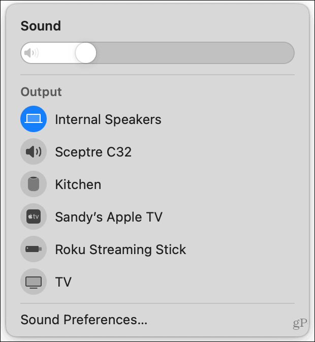 Ovládání zvuku na Macu