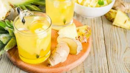 Jak vyrobit limonádu proti otokům? Detoxikační recept na úlevu od otoků s ananasem! Recept na uklidňující detoxikaci