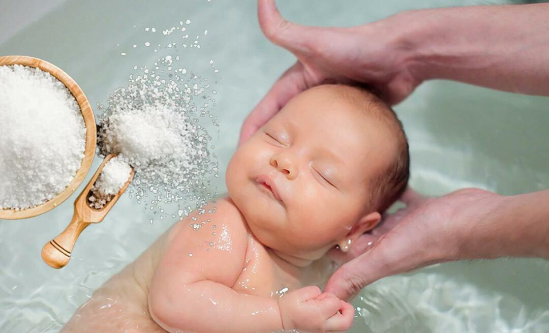 Je škodlivé koupat miminka solí? Odkud pochází zvyk solení novorozenců?
