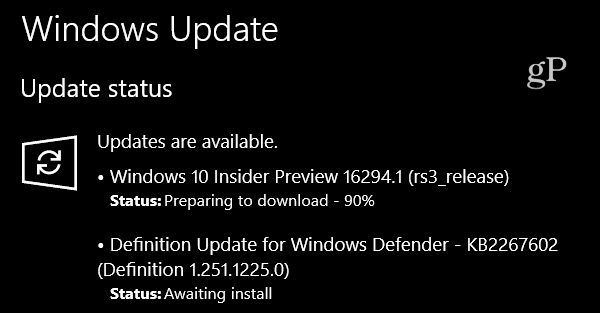 Microsoft uvolňuje Windows 10 Preview Build 16294 pro PC