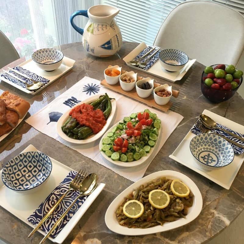 Speciální nabídky pro snídaňové stoly během svátku Ramadán