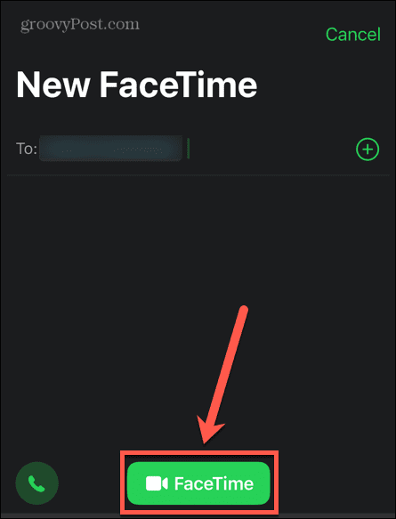 tlačítko facetime iphone