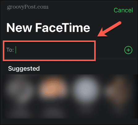 nový facetime kontakt