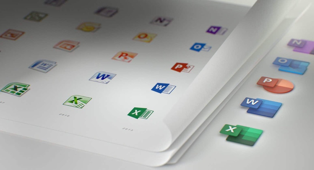 Společnost Microsoft představila přepracované ikony pro Office 365