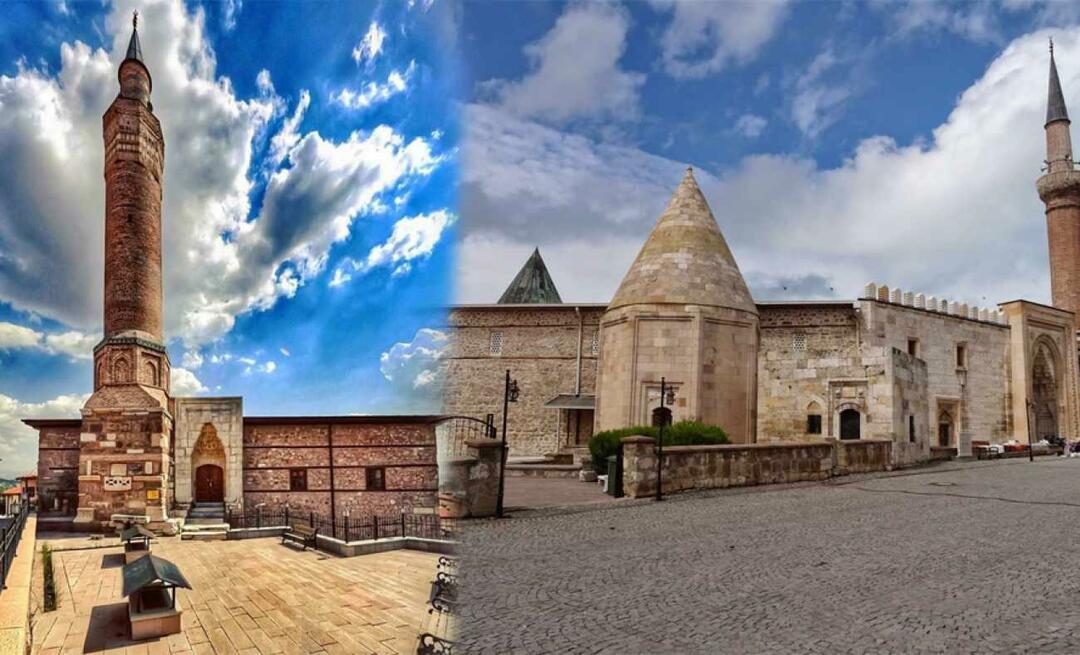 Mešity světového dědictví UNESCO z Ankary a Konyi. Mešita Arslanhane a mešita Eşrefoğlu