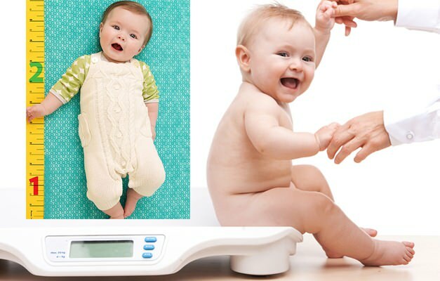 Jak změřit výšku a hmotnost kojenců