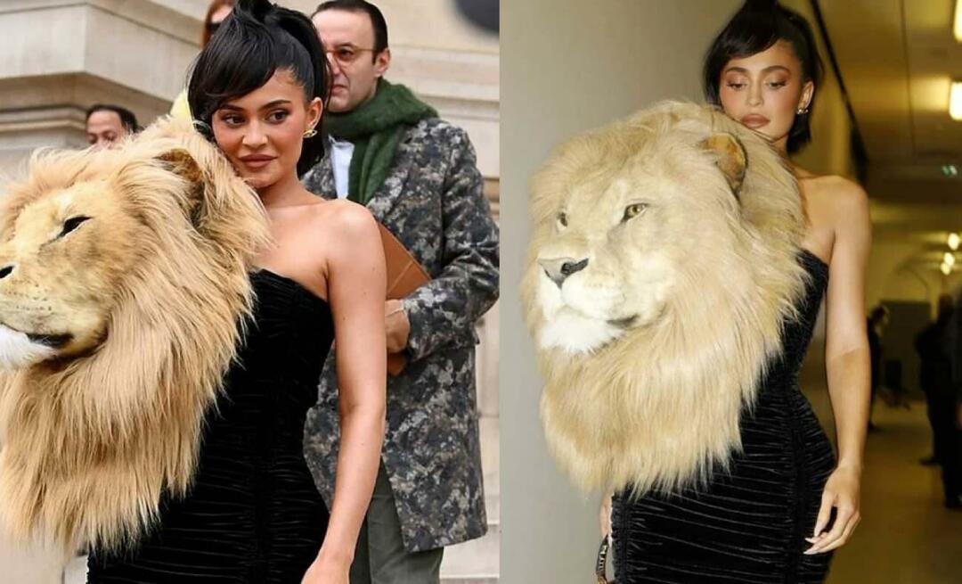 Šaty s lví hlavou Kylie Jenner nechaly otevřená ústa! Ti, kteří to viděli, si mysleli, že je to skutečné