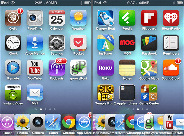 Přidat další ikony Dokovací stanice pro iPhone nebo iPod Touch [Jailbreak]