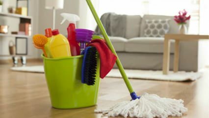 Dolní roh je nejjednodušší úklid na dovolenou! Jak čistit dovolenou doma?