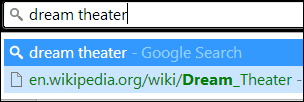 Chrome smaže adresu URL