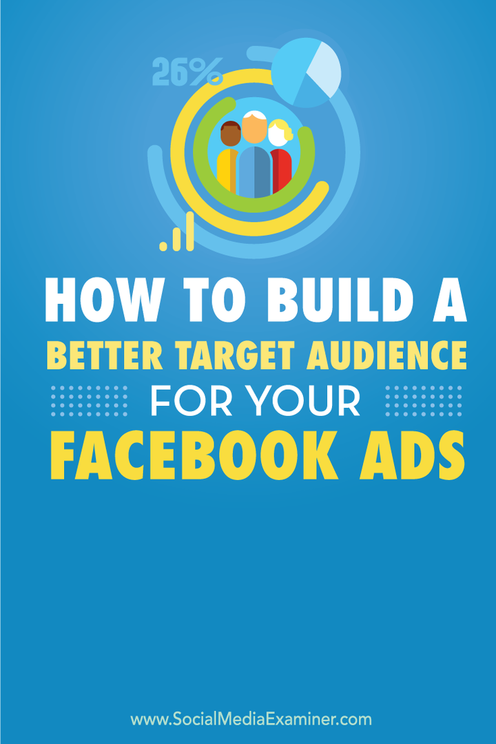 Jak vytvořit lepší cílové publikum pro vaše reklamy na Facebooku: zkoušející sociálních médií