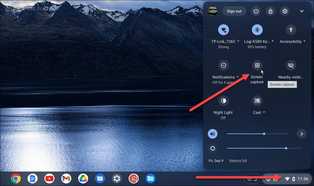 Jak nahrávat obrazovku na Chromebooku