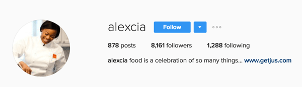 Svůj počet sledujících na Instagramu si můžete zobrazit nad životopisem svého profilu.