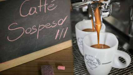 Co znamená zavěšená káva? Caffé Sospeso: neapolská tradice věšení kávy