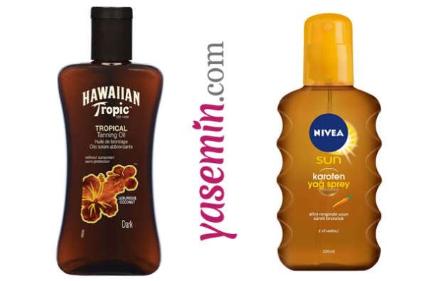 HAWAIIAN TROPIC Sun Oil Coconut F0 200ml & NIVEA Sun Sunscreen and Bronzing Spray Spray 50 200 ml