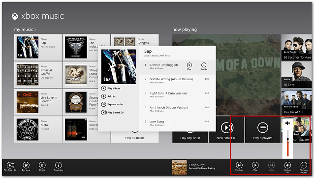 Microsoft Aktualizuje hudební aplikaci Windows 8 / RT Xbox a další