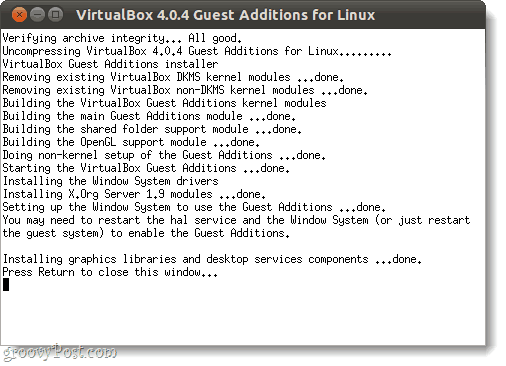 spouštět hostování virtuálních boxů v Linuxu
