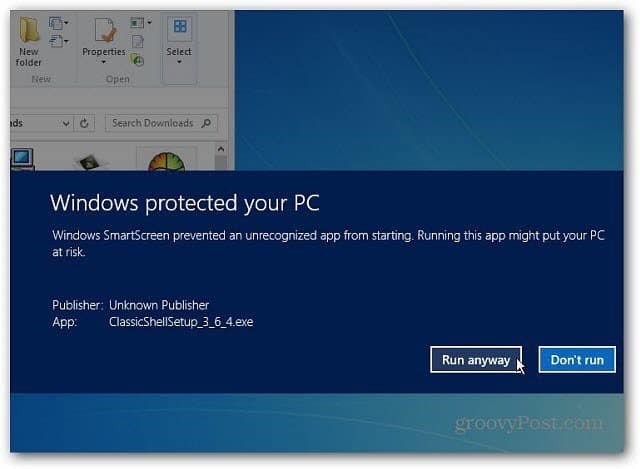 Jak zakázat Windows 8 SmartScreen