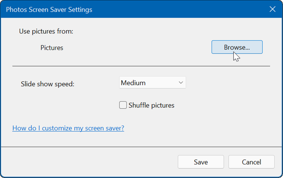 Jak nastavit fotografie jako spořič obrazovky ve Windows 11 a 10