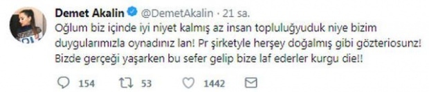 Mehmet Baştürk odmítl nabídku Demet Akalına na zpěv!
