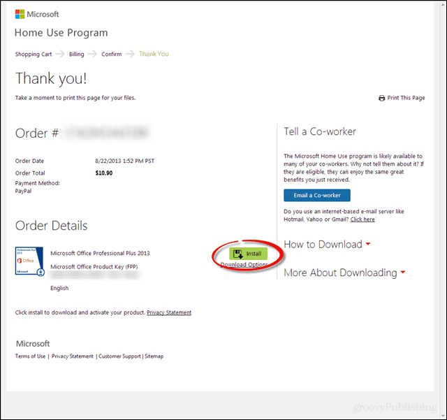 Získejte Microsoft Office 2013 Pro za 10 USD prostřednictvím Programu pro domácí použití