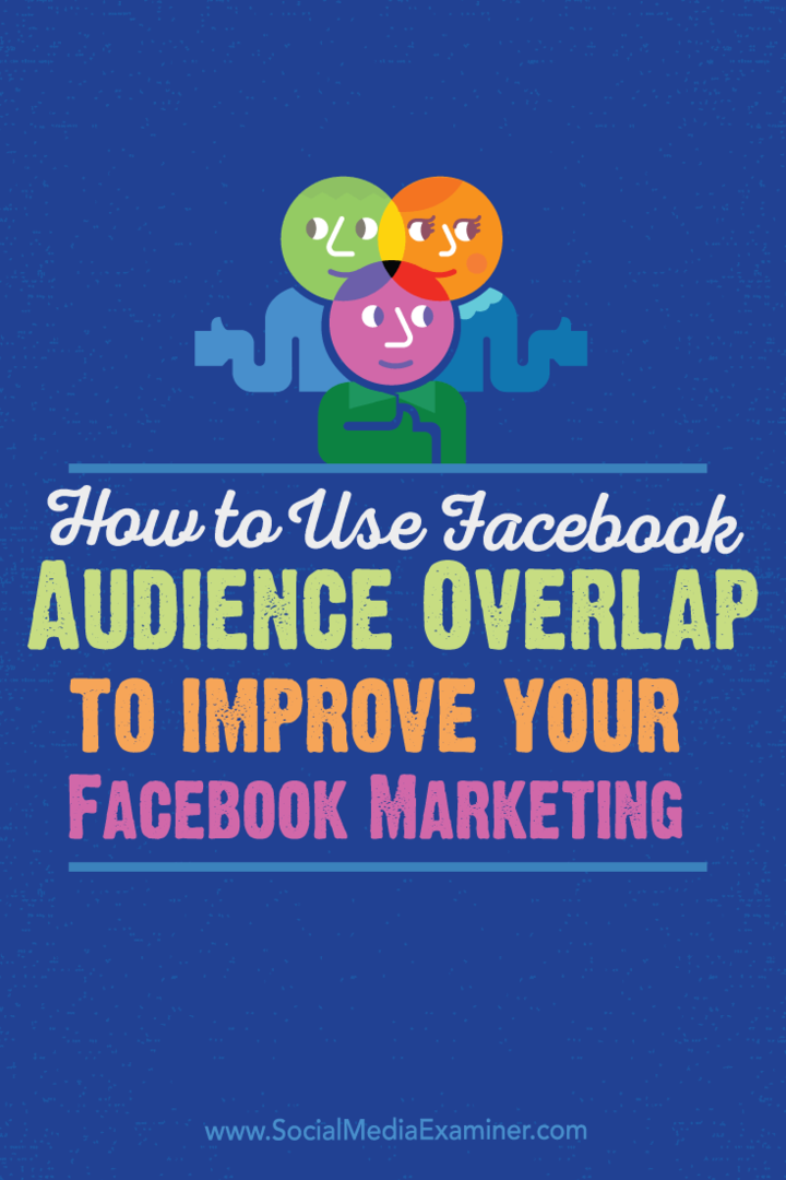 Jak využít překrytí publika na Facebooku ke zlepšení marketingu na Facebooku: zkoušející sociálních médií