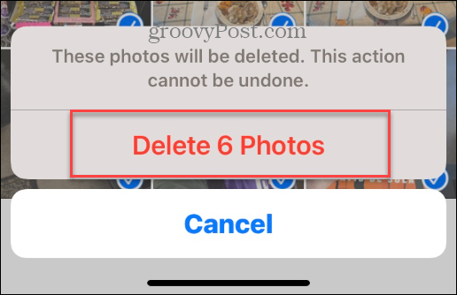 Zamknout fotografie na iPhone